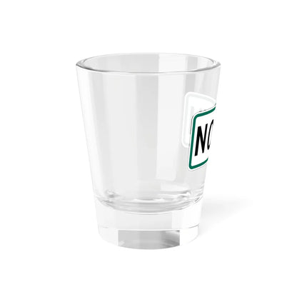North plate small South Dakota (South Dakota) (Road Sign) Shot Glass 1.5oz - Go Mug Yourself