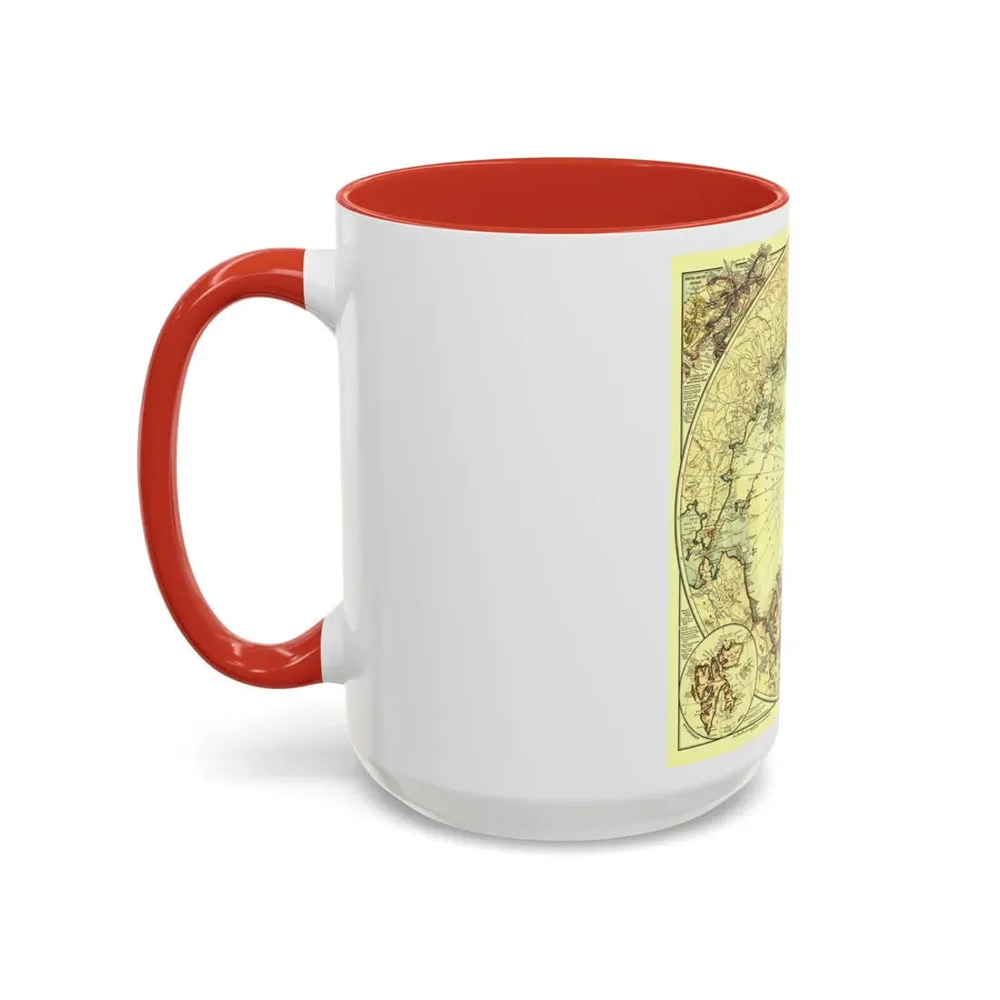 North Pole (1907) (Map) Accent Coffee Mug - Go Mug Yourself