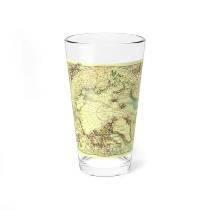 North Pole (1907) (Map) Pint Glass 16oz 16oz - Go Mug Yourself