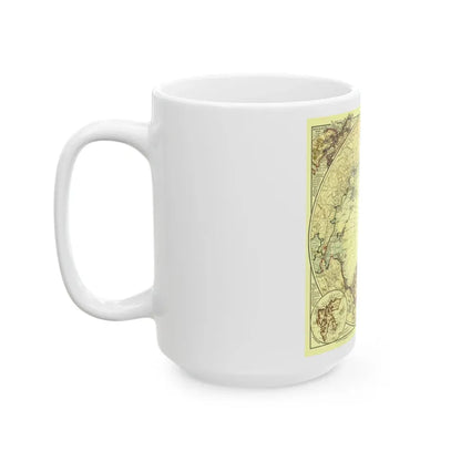 North Pole (1907) (Map) White Coffee Mug - Go Mug Yourself