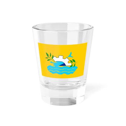 North Sinai Flag Old (Egypt) Shot Glass 1.5oz 1.5oz - Go Mug Yourself