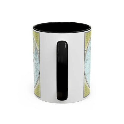 Northern and Southern Hemispheres (1943) (Map) Accent Coffee Mug - Go Mug Yourself