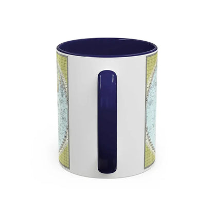 Northern and Southern Hemispheres (1943) (Map) Accent Coffee Mug - Go Mug Yourself