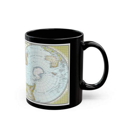 Northern and Southern Hemispheres (1943) (Map) Black Coffee Mug-Go Mug Yourself