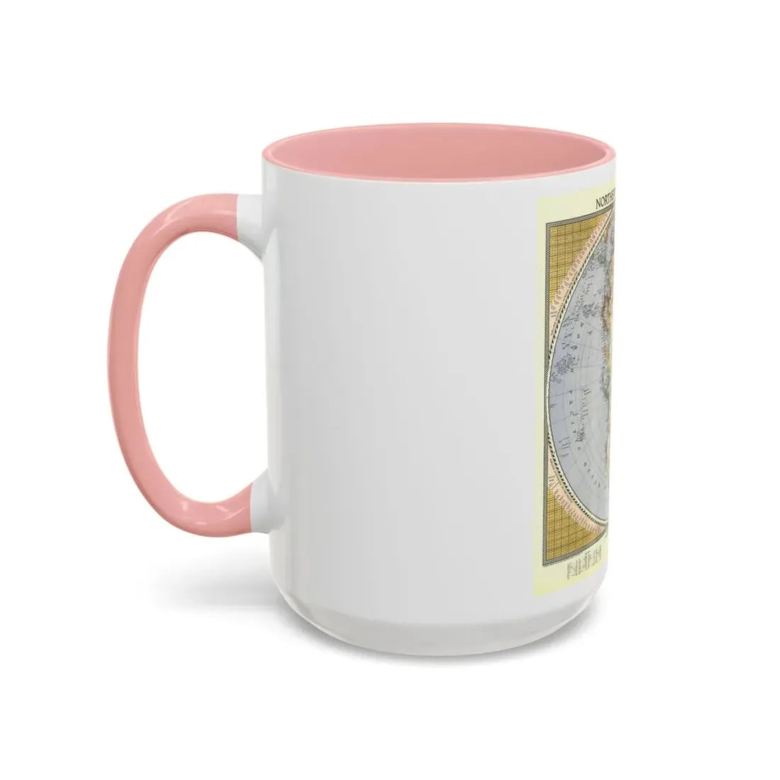 Northern Hemisphere (1946) (Map) Accent Coffee Mug - Go Mug Yourself