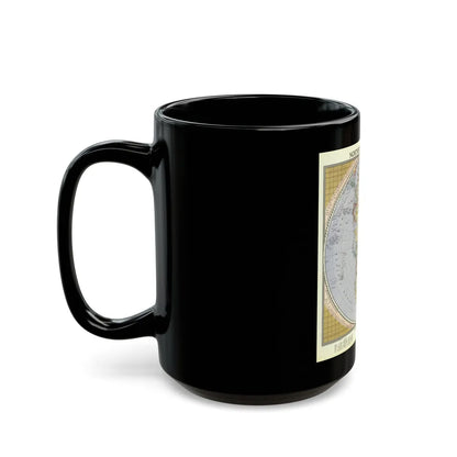 Northern Hemisphere (1946) (Map) Black Coffee Mug-Go Mug Yourself