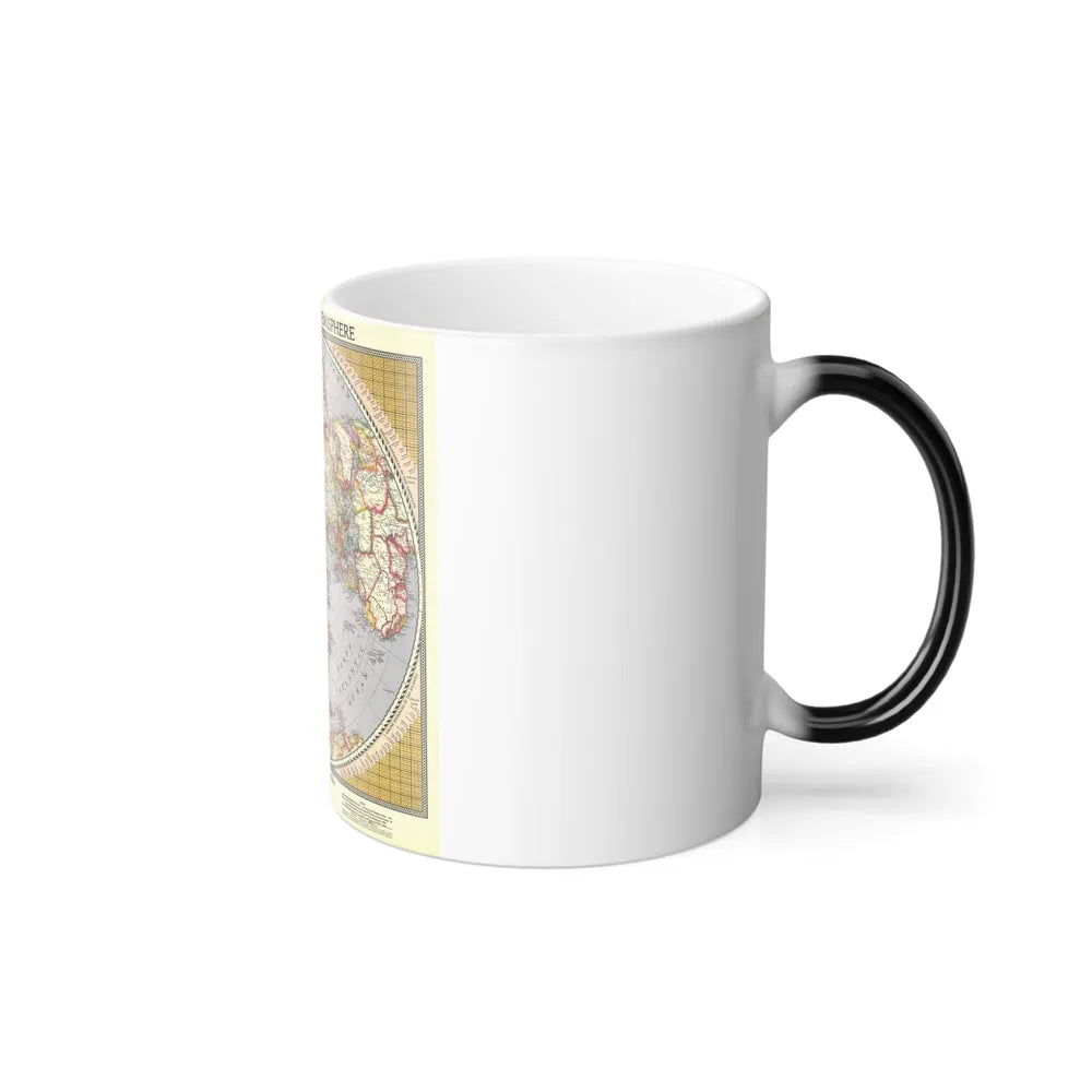 Northern Hemisphere (1946) (Map) Color Changing Mug 11oz-Go Mug Yourself