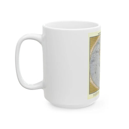 Northern Hemisphere (1946) (Map) White Coffee Mug-Go Mug Yourself