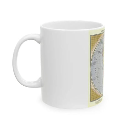 Northern Hemisphere (1946) (Map) White Coffee Mug - Go Mug Yourself