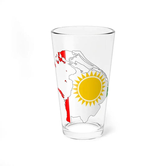 Northern Province Flag-map (Sri Lanka) Pint Glass 16oz 16oz - Go Mug Yourself