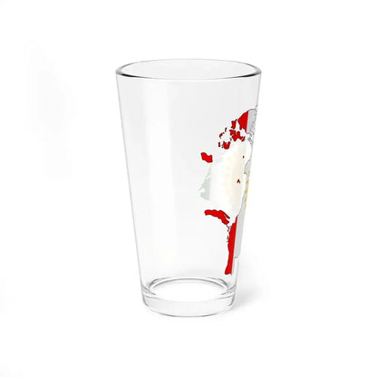 Northern Province Flag-map (Sri Lanka) Pint Glass 16oz - Go Mug Yourself