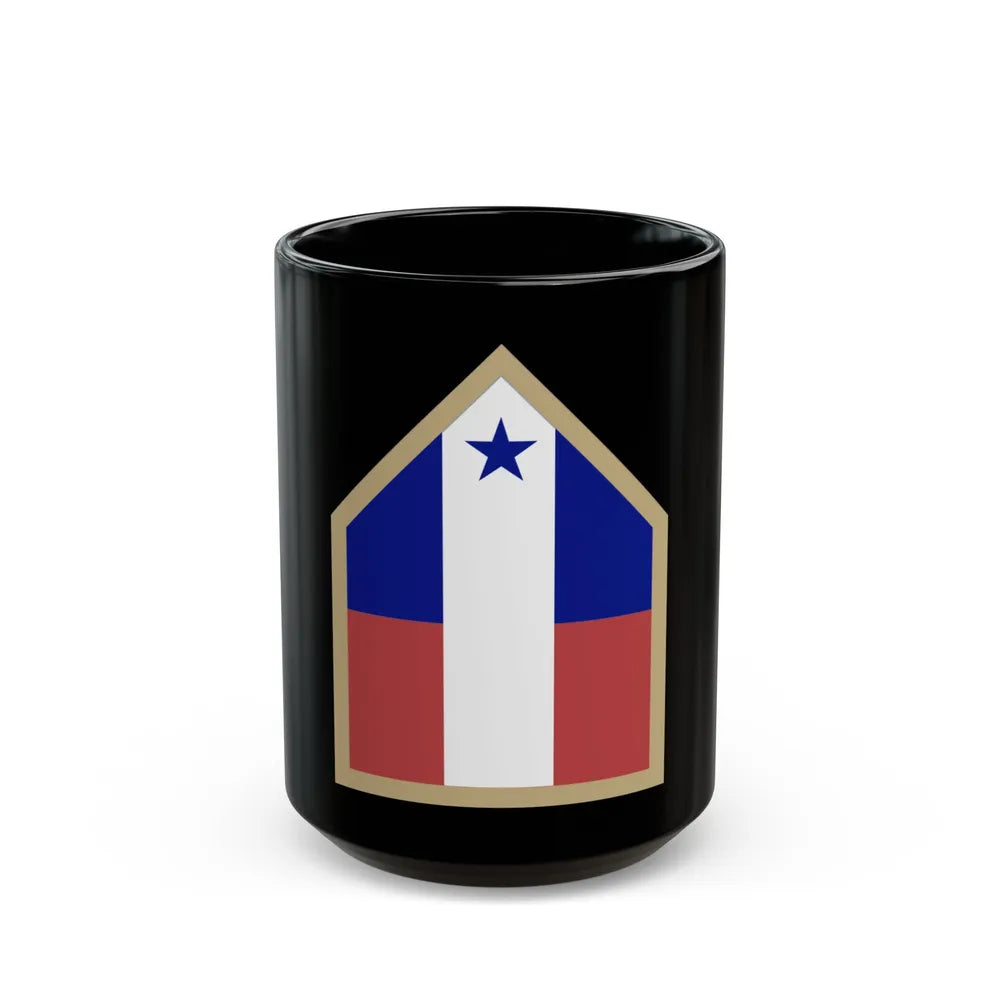 Northwest Service Command (U.S. Army) Black Coffee Mug-15oz-Go Mug Yourself