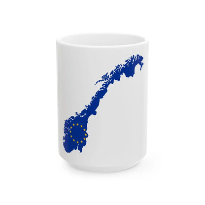 Norway EU (Norway) White Coffee Mug 15oz - Go Mug Yourself