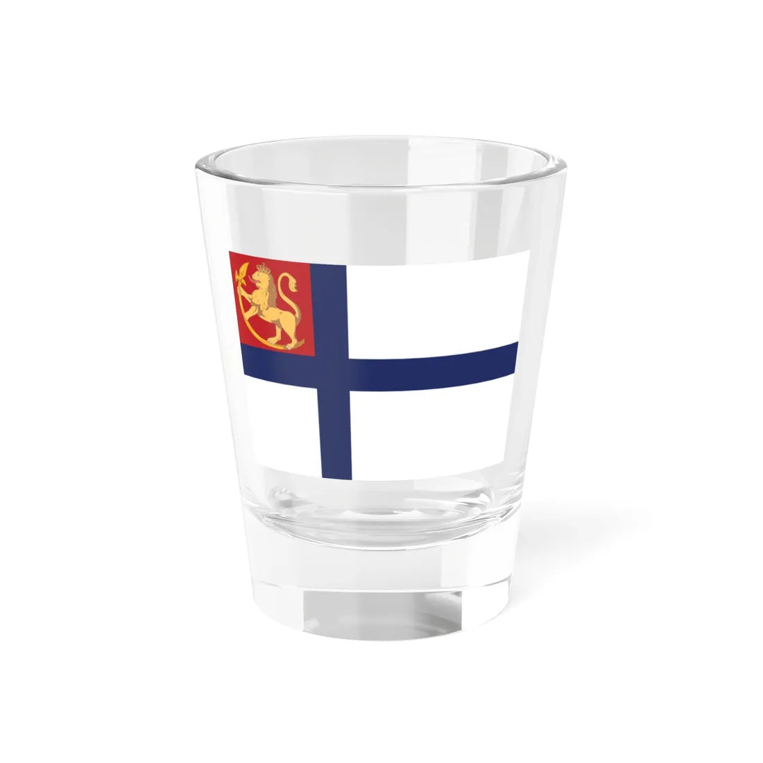 Norway flag 1821 proposal 11-A (Norway) Shot Glass 1.5oz 1.5oz - Go Mug Yourself