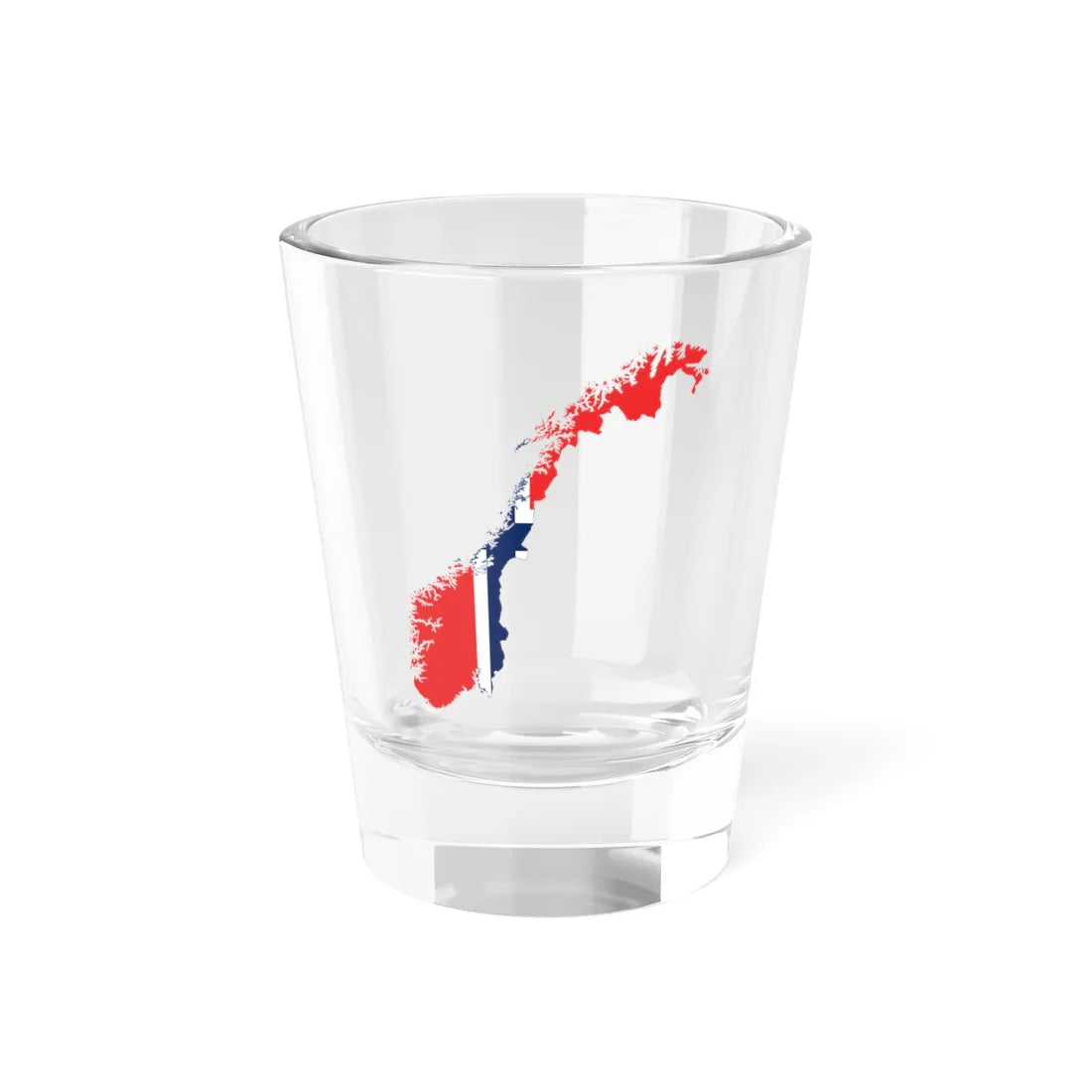 Norway flagmap (Norway) Shot Glass 1.5oz 1.5oz - Go Mug Yourself