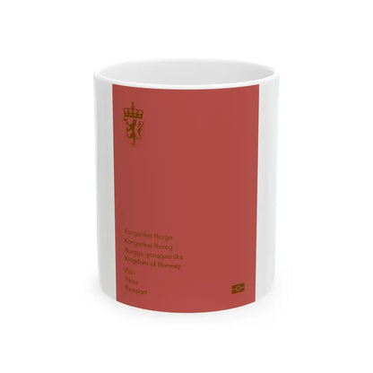 Norway Passport 2020 - White Coffee Mug 11oz - Go Mug Yourself