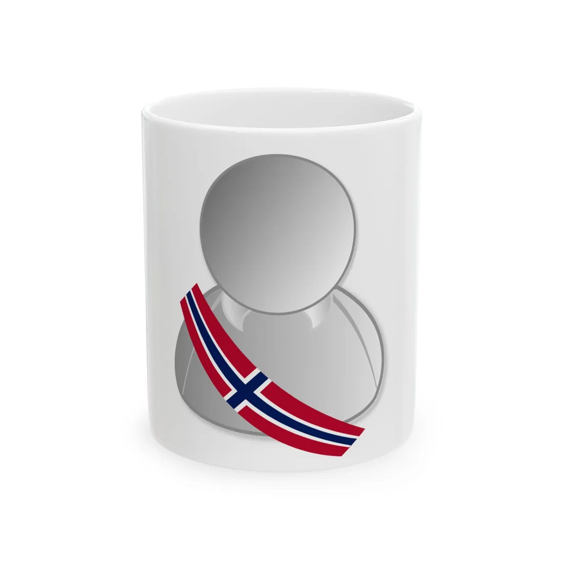 Norway politic personality icon (Norway) White Coffee Mug 11oz - Go Mug Yourself