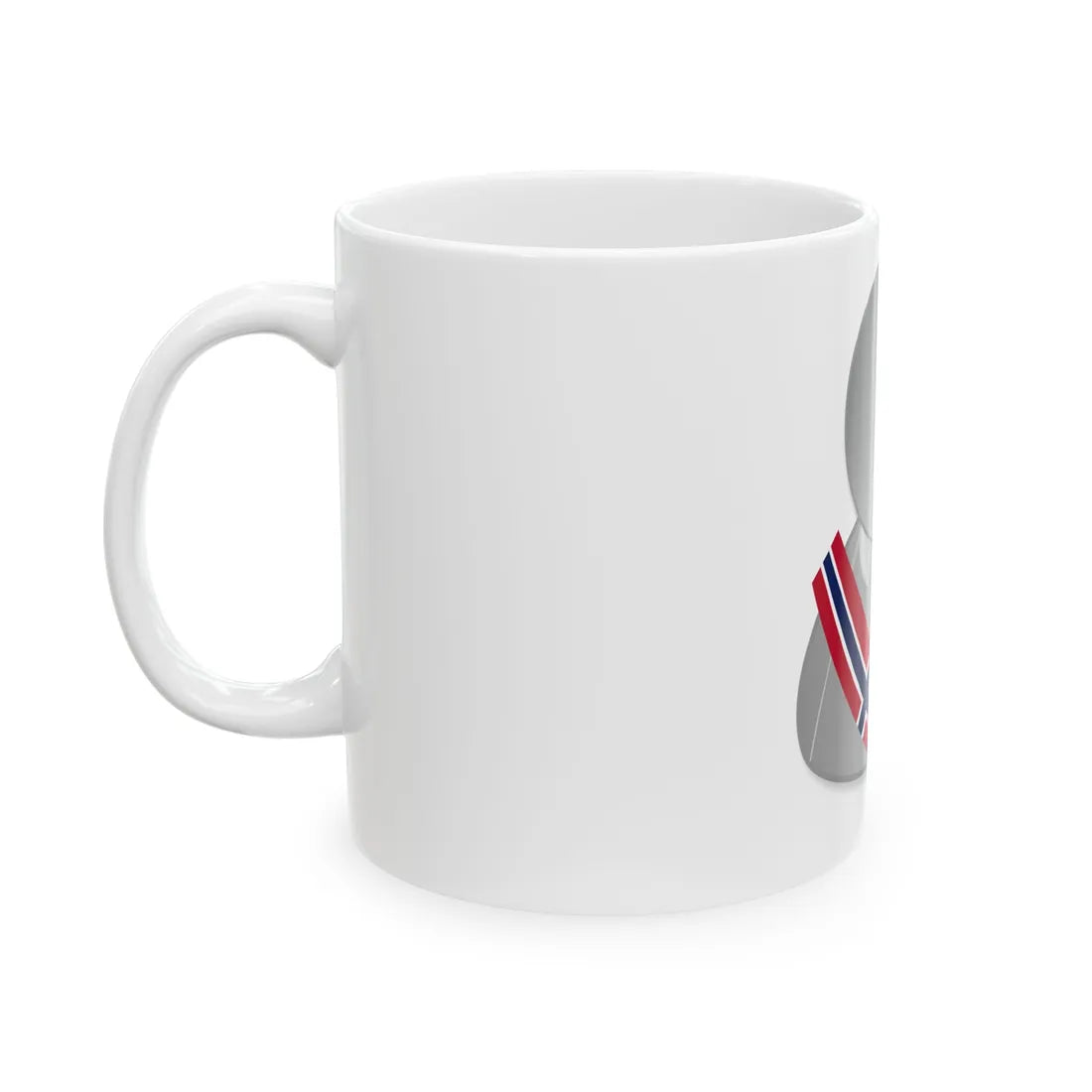 Norway politic personality icon (Norway) White Coffee Mug - Go Mug Yourself