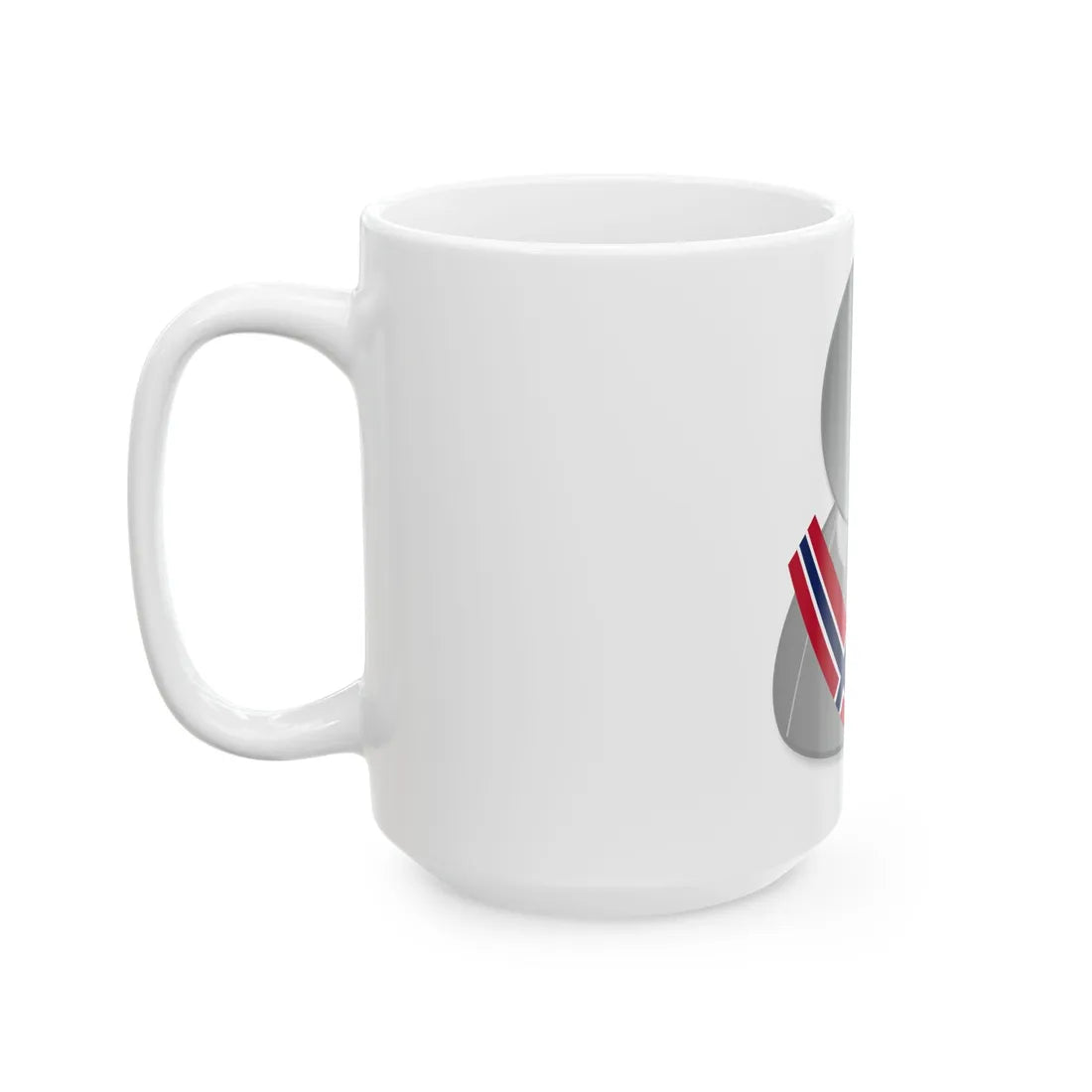 Norway politic personality icon (Norway) White Coffee Mug - Go Mug Yourself