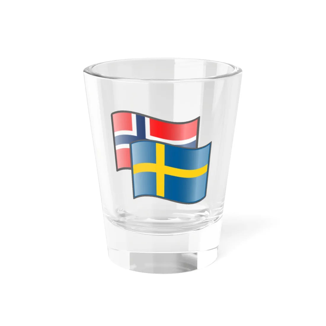 Norway-sweden (Norway) Shot Glass 1.5oz 1.5oz - Go Mug Yourself