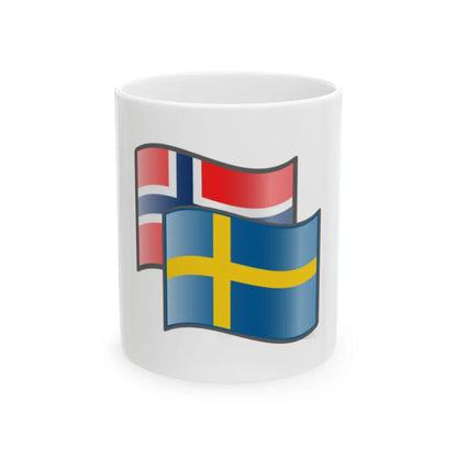 Norway-sweden (Norway) White Coffee Mug 11oz - Go Mug Yourself