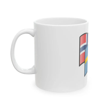 Norway-sweden (Norway) White Coffee Mug - Go Mug Yourself