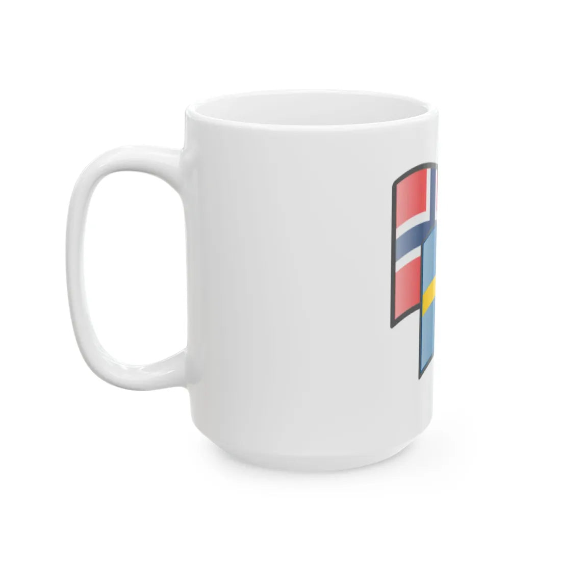 Norway-sweden (Norway) White Coffee Mug - Go Mug Yourself