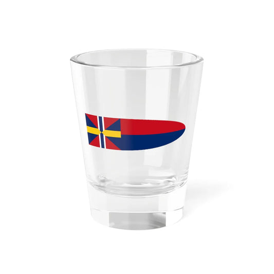 Norwegian command flag 1844-1858 - Commodore (Estonia) Shot Glass 1.5oz 1.5oz - Go Mug Yourself