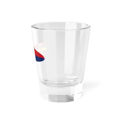 Norwegian command flag 1844-1858 - Commodore (Estonia) Shot Glass 1.5oz - Go Mug Yourself