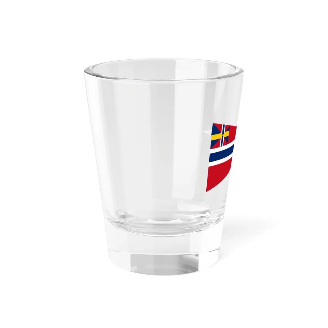 Norwegian command flag 1858-1875 - Commodore (Estonia) Shot Glass 1.5oz - Go Mug Yourself