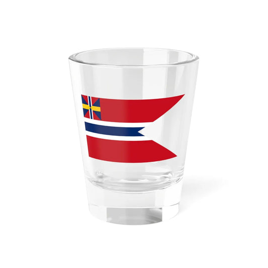 Norwegian command flag 1858-1875 - Detachment Commander (Estonia) Shot Glass 1.5oz 1.5oz - Go Mug Yourself