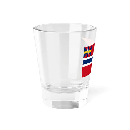 Norwegian command flag 1858-1875 - Detachment Commander (Estonia) Shot Glass 1.5oz - Go Mug Yourself