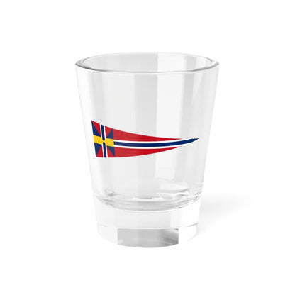 Norwegian command flag 1875-1905 - Detachment Commander (Norway) Shot Glass 1.5oz 1.5oz - Go Mug Yourself