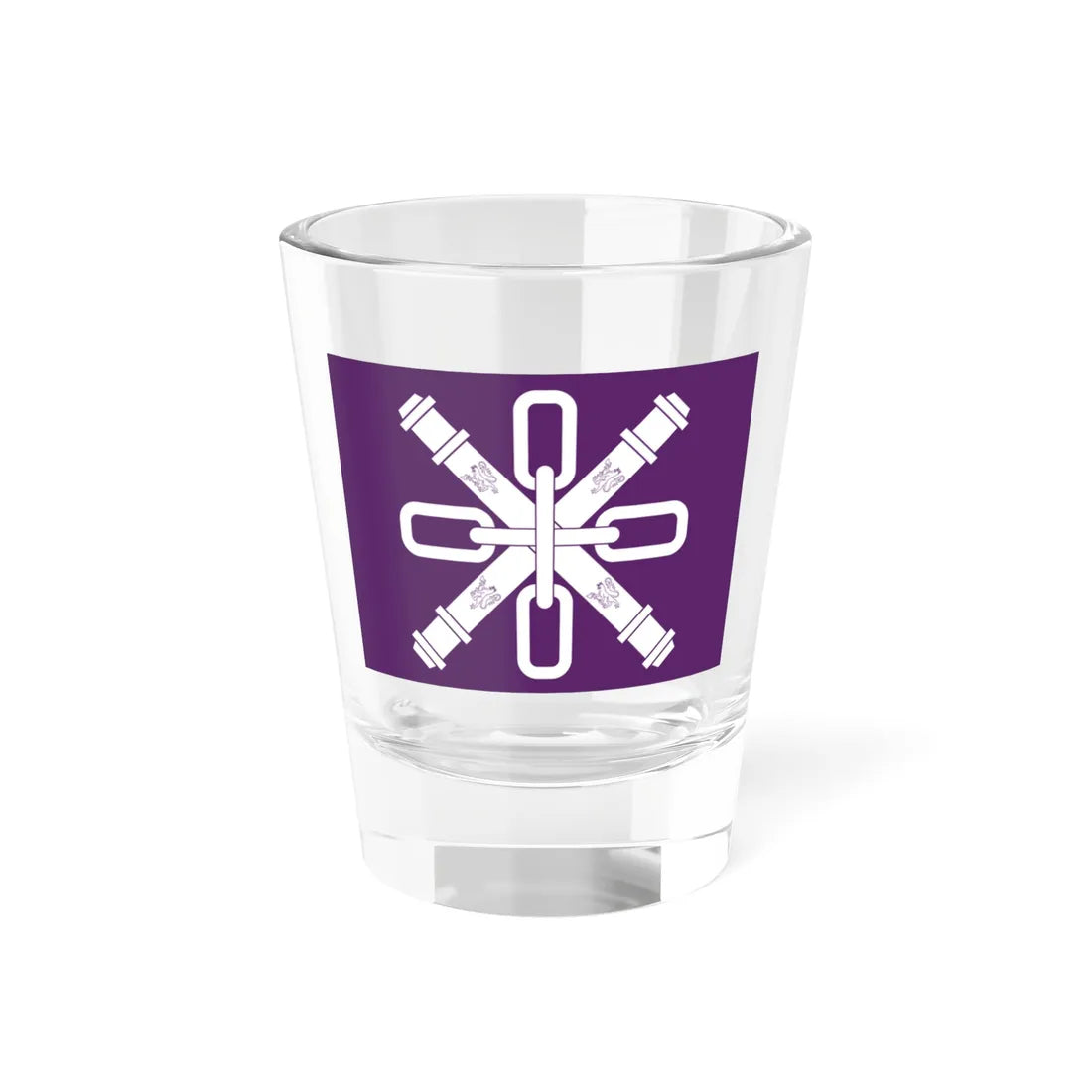 Norwegian Cyber Defence Force Flag (Norway) Shot Glass 1.5oz 1.5oz - Go Mug Yourself