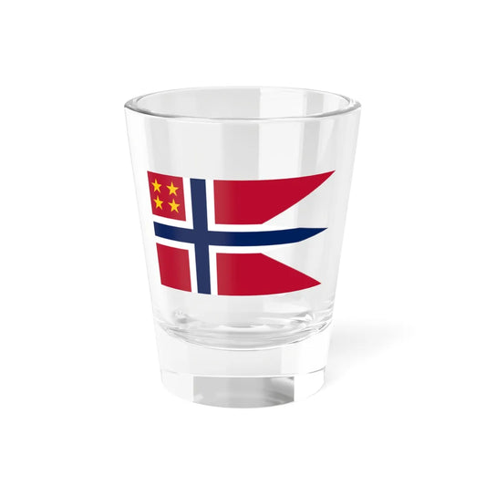 Norwegian General rank flag (Norway) Shot Glass 1.5oz 1.5oz - Go Mug Yourself