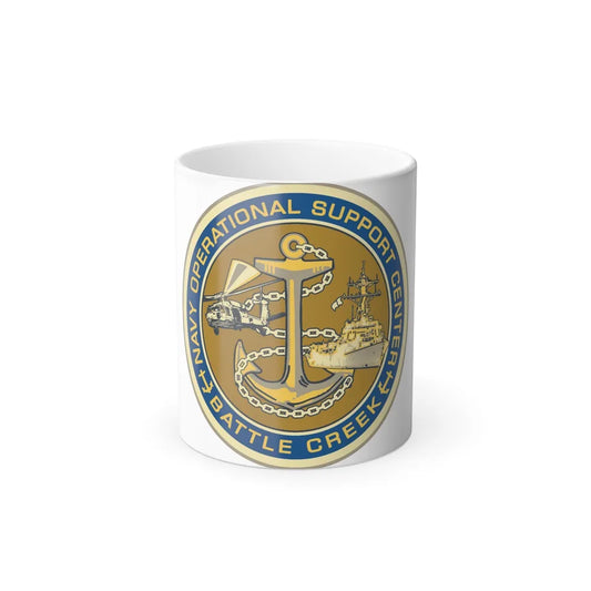 NOSC BC SHIELD (U.S. Navy) Color Changing Mug 11oz-11oz-Go Mug Yourself