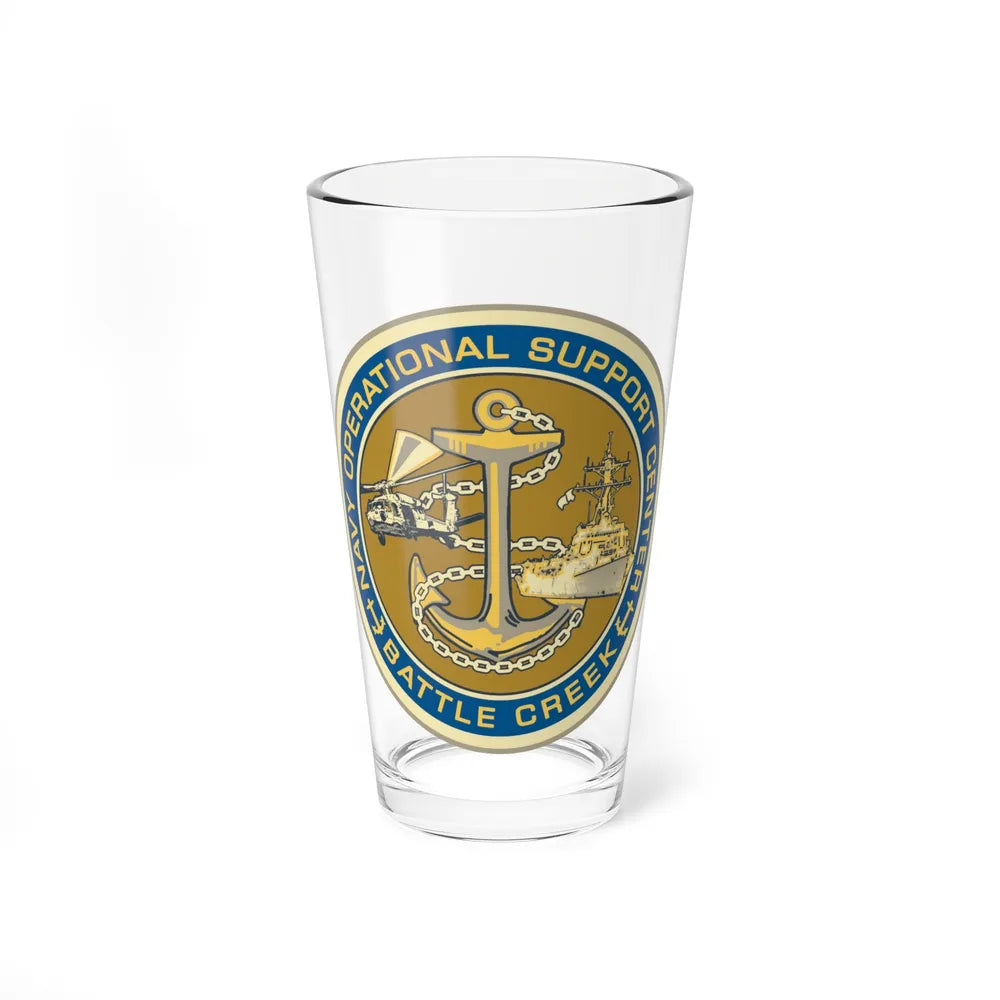 NOSC BC SHIELD (U.S. Navy) Pint Glass 16oz-16oz-Go Mug Yourself