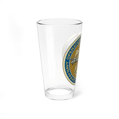 NOSC BC SHIELD (U.S. Navy) Pint Glass 16oz-Go Mug Yourself