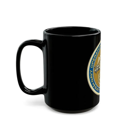 NOSC BC SHIELD (U.S. Navy) Black Coffee Mug - Go Mug Yourself