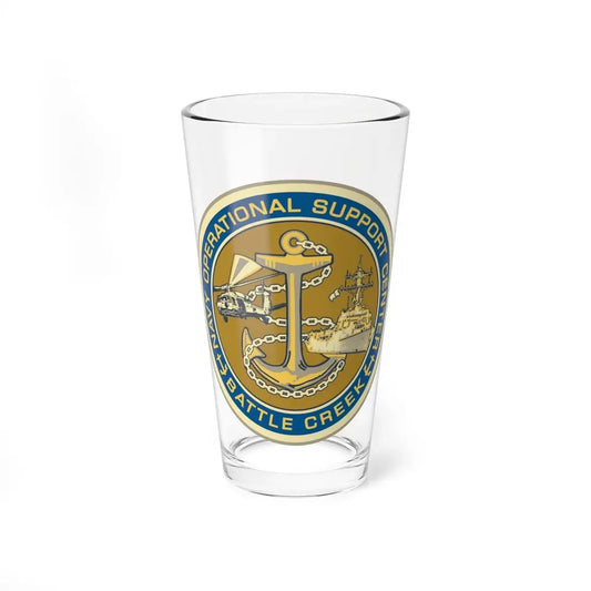 NOSC BC SHIELD (U.S. Navy) Pint Glass 16oz 16oz - Go Mug Yourself