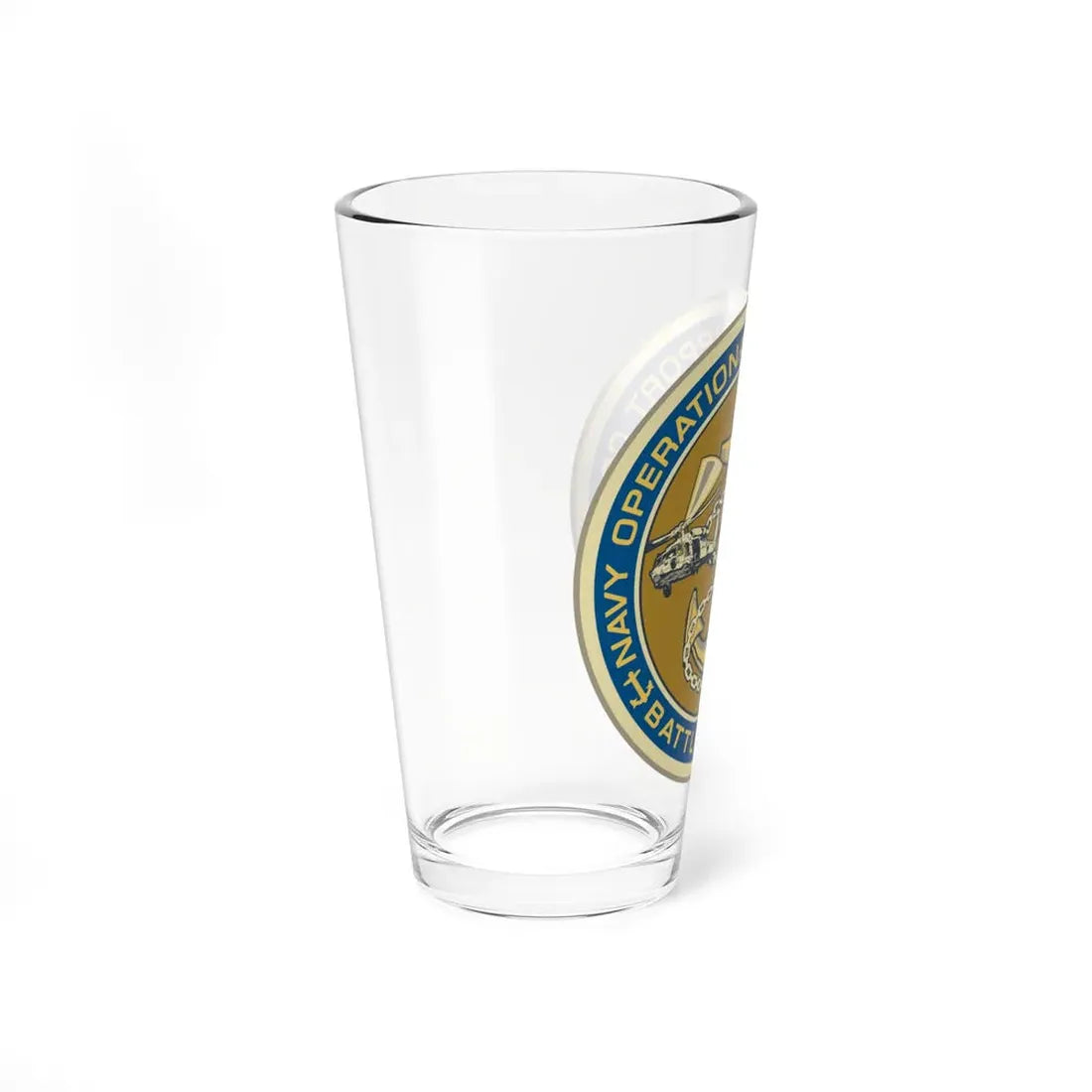 NOSC BC SHIELD (U.S. Navy) Pint Glass 16oz - Go Mug Yourself