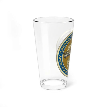 NOSC BC SHIELD (U.S. Navy) Pint Glass 16oz - Go Mug Yourself
