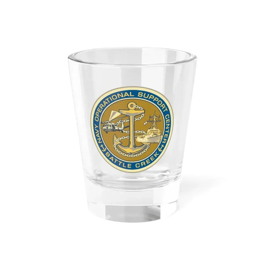NOSC BC SHIELD (U.S. Navy) Shot Glass 1.5oz 1.5oz - Go Mug Yourself