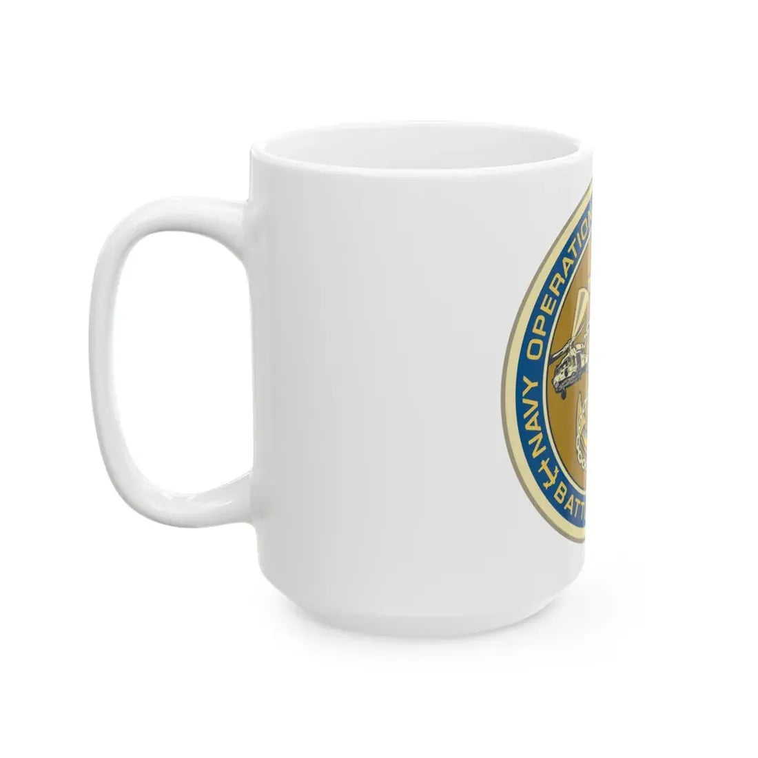 NOSC BC SHIELD (U.S. Navy) White Coffee Mug - Go Mug Yourself