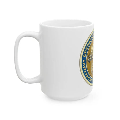 NOSC BC SHIELD (U.S. Navy) White Coffee Mug - Go Mug Yourself