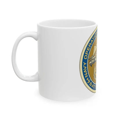 NOSC BC SHIELD (U.S. Navy) White Coffee Mug - Go Mug Yourself
