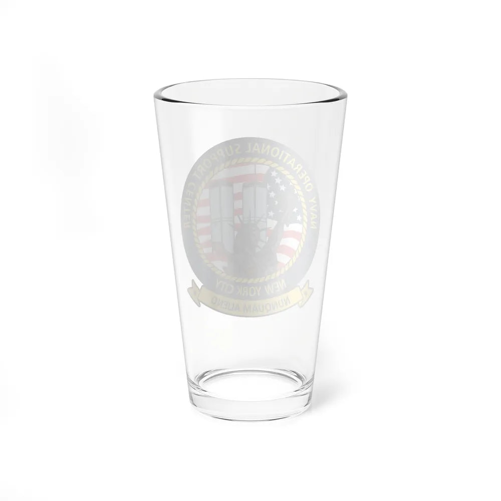 NOSC NYC (U.S. Navy) Pint Glass 16oz-Go Mug Yourself