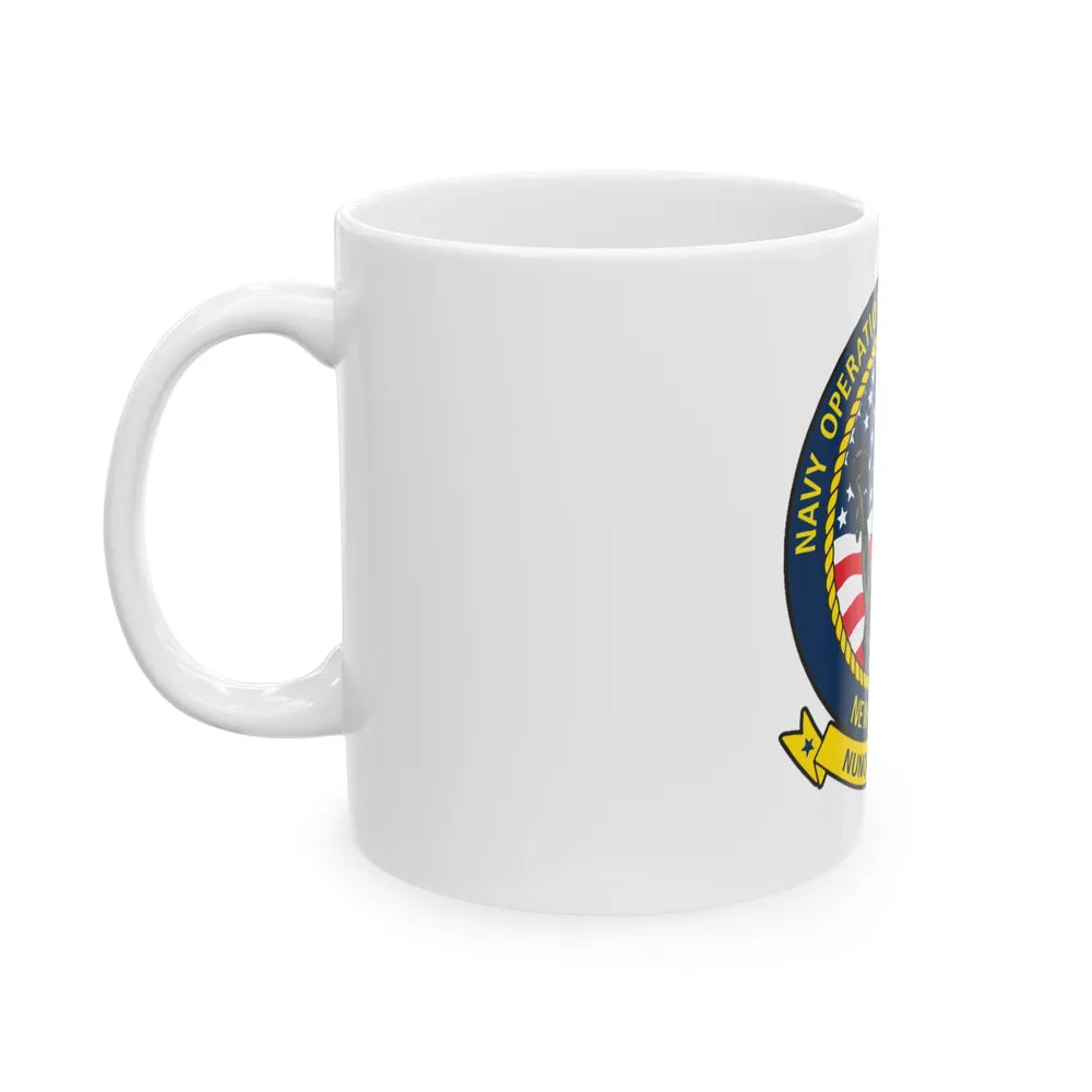 NOSC NYC (U.S. Navy) White Coffee Mug-Go Mug Yourself