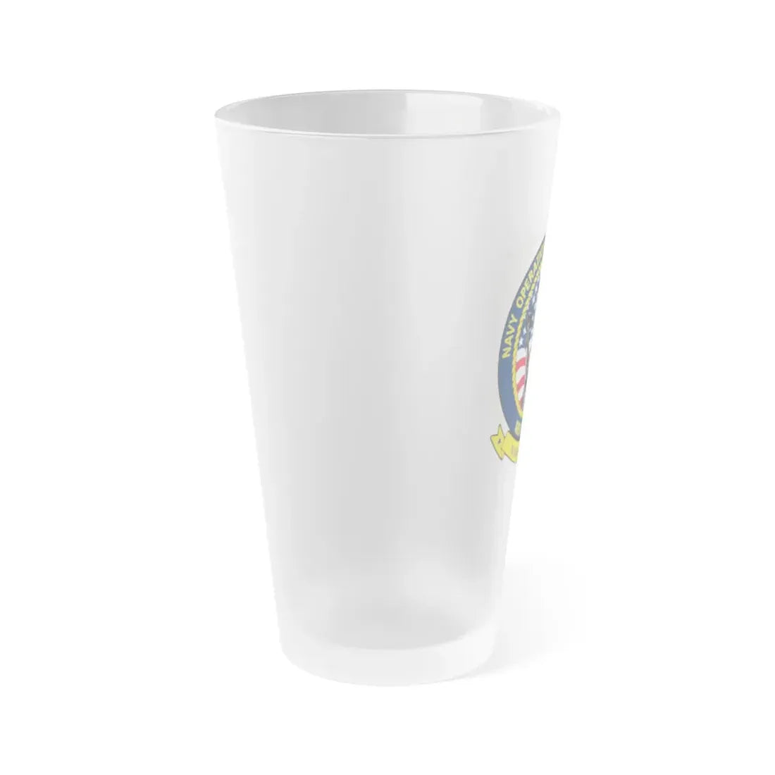 NOSC NYC (U.S. Navy) Frosted Pint Glass 16oz - Go Mug Yourself
