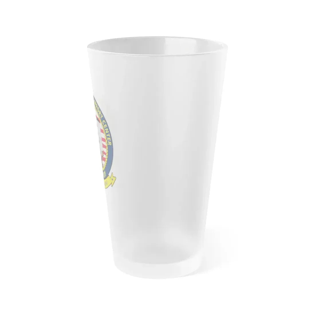 NOSC NYC (U.S. Navy) Frosted Pint Glass 16oz - Go Mug Yourself
